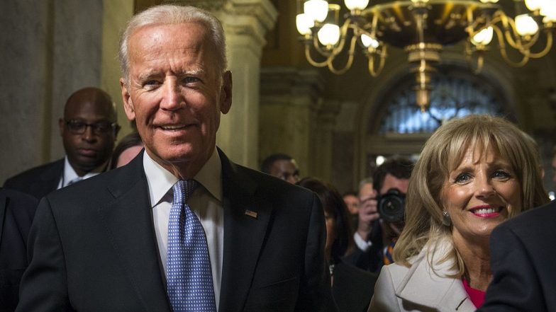 ‘Joe, Pay Attention’: Video of Jill Biden Asking Husband and US President Joe Biden To Pay Attention During Speech Goes Viral