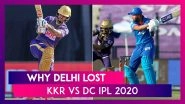 Kolkata vs Delhi IPL 2020: 3 Reasons Why Delhi Lost To Kolkata