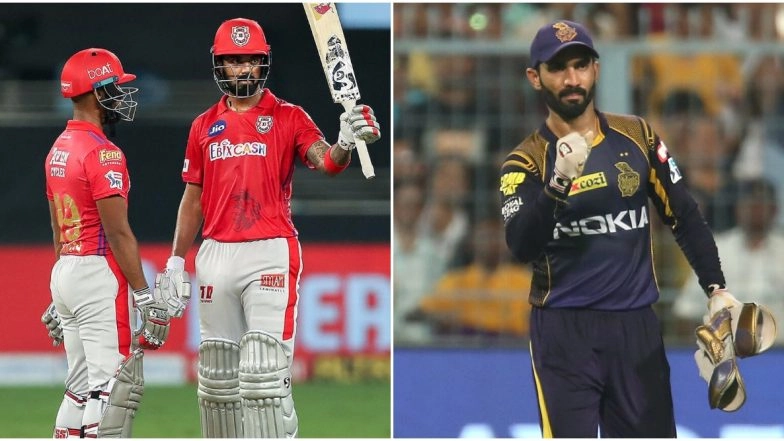 Kings XI Punjab vs Kolkata Knight Riders, IPL 2020 Toss Report and Playing XI Update: Chris Jordan Replaces Injured Sheldon Cottrell As Dinesh Karthik Opts to Bat First