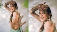 Bride-to-Be Kajal Aggarwal Shares a Happy Pic From Her Mehendi Ceremony, Looks Stunning in a Desi Outfit!