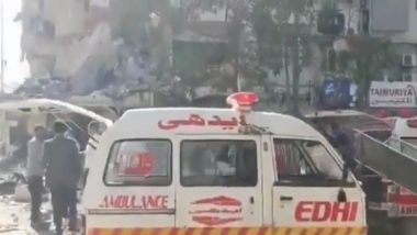 Pakistan: Explosion In Building Near Maskan Chowrangi in Karachi, 3 Dead, 15 Injured (Watch Video)