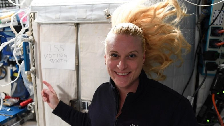 US Elections 2020: NASA Astronaut Kate Rubins Votes From International Space Station, Shares Selfie