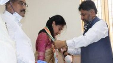 H Kusuma, Former IAS Officer DK Ravi's Widow, Joins Congress Party in Bengaluru