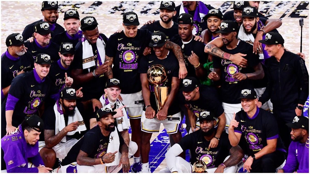 The Los Angeles Lakers Win the 2020 NBA Championship