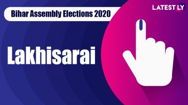 Lakhisarai Vidhan Sabha Seat Result in Bihar Assembly Elections 2020: BJP's Vijay Kumar Sinha Wins, Elected as MLA