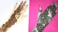 Ramadan 2021 Latest Mehendi Designs: Beautiful Arabic, Rajasthani, Indian, Full-Hand and Finger Mehndi Patterns You Can Try During Ramzan