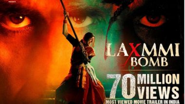 Akshay Kumar's Laxmmi Bomb Trailer Records 70 Million Views In 24 Hours; Becomes The Most Watched Trailer In India