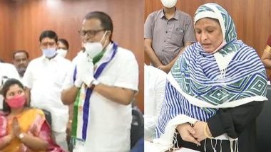 YSRCP Leaders Zakia Khanum, Penmetsa Suryanarayana Raju Sworn in as Members of Andhra Pradesh Legislative Council