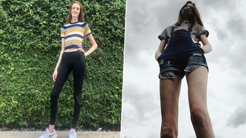 Maci Currin, 17-Year-Old Girl Has World's Longest Female Legs, See Pics of the Guinness World Record Holder Who Stands Tall at 6ft 10in
