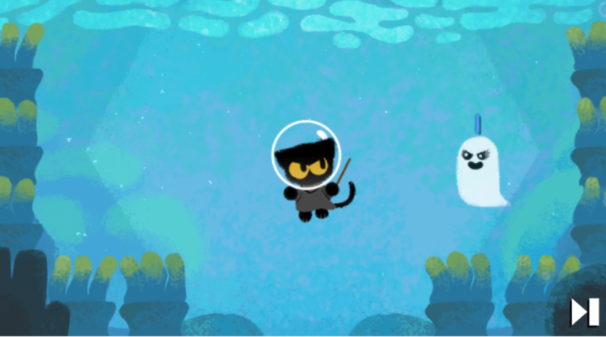 Halloween 2020 Google Doodle Magic Cat Academy Game is Back With