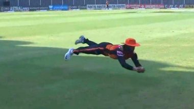 Manish Pandey Takes Jaw-Dropping Catch to Dismiss Ishan Kishan During MI vs SRH Dream11 IPL 2020 Match, Leaves Sachin Tendulkar & Others Impressed (Watch Video)