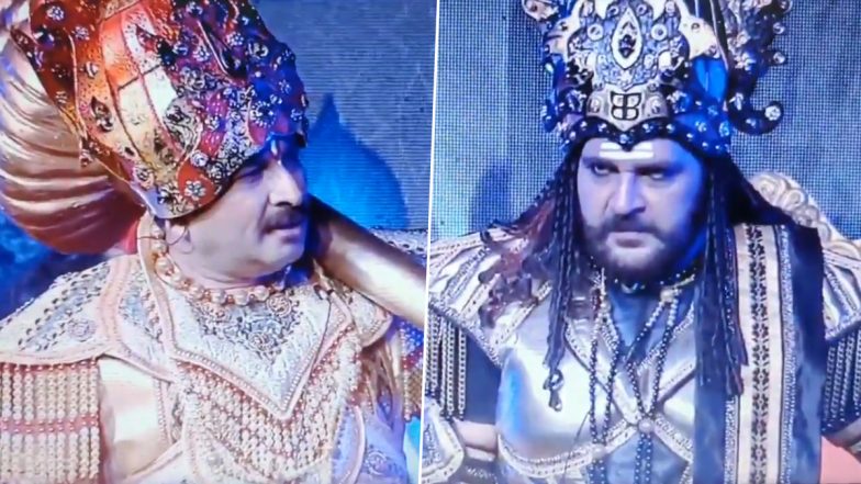Manoj Tiwari as Angad in Ayodhya's Ramlila Mouthing English Words is Going Viral, Check Funny Video of 'Ek Second' and 'Team ka Chotasa Bandar' Goof-Up
