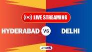 SRH vs DC, IPL 2020 Live Cricket Streaming: Watch Free Telecast of Sunrisers Hyderabad vs Delhi Capitals on Star Sports and Disney+Hotstar Online