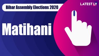 Matihani Vidhan Sabha Seat in Bihar Assembly Elections 2020: Candidates, MLA, Schedule And Result Date