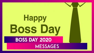 Boss's Day 2020 Messages: Wishes & Appreciative Quotes To Send Your Boss Greetings Of The Day