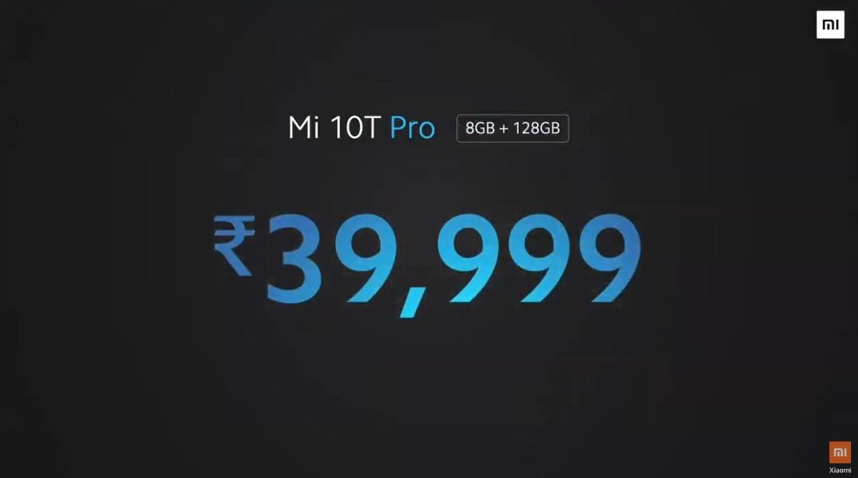 Mi 10T Pro Price