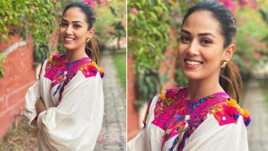 Mira Kapoor Is Channelling That Sublime Charm in a Patchwork Loose White Shirt That Looks Like a Wow-Worthy Wardrobe Addition!