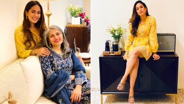 Mira Kapoor Is That Sunshine Girl Looking Sustainable Chic in Anita Dongre!