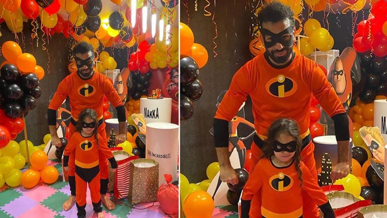 Mohamed Salah Turns Mr. Incredible to Celebrate Daughter Makka’s 6th Birthday, Liverpool Star Shares Adorable Superhero Fancy Dress Pic on Instagram