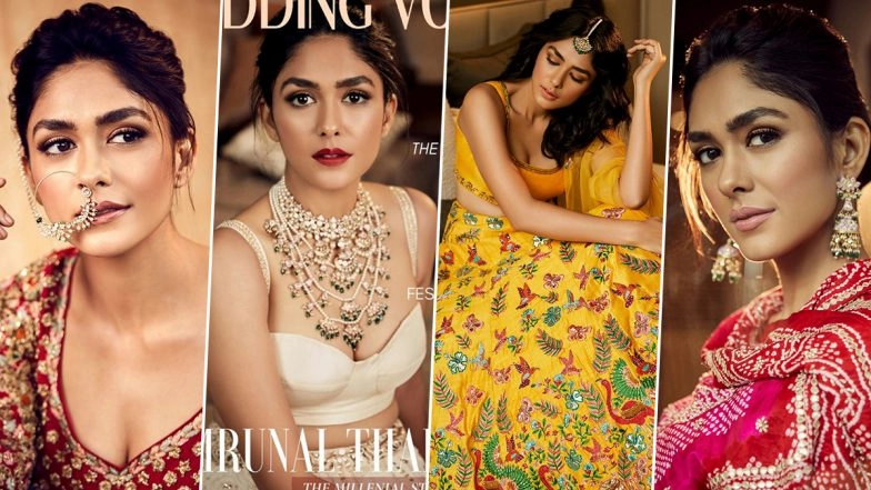 Mrunal Thakur Is the Millennial Style Icon for Wedding Vows Magazine This Month!