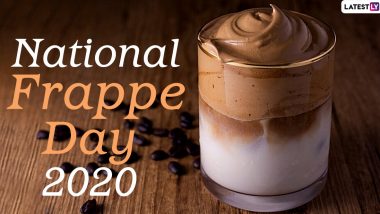 ​National Frappe Day 2020: Easy Step-by-Step Recipe to Make the Refreshing Beverage at Home (Watch Video)