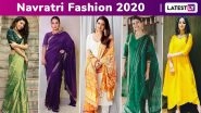 Navratri 2020 Colours and Fashion: Celebrity-Approved Stay-at-Home, Look Festive Chic Colourful Simple Style Ideas!