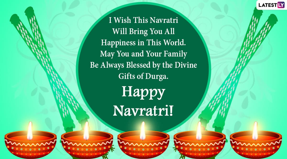 Happy Navratri 2020 Greetings & HD Images: WhatsApp Stickers, SMS, Mata