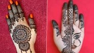 Last-Minute Navratri 2020 Mehndi Designs: Latest Henna Patterns And Easy Mehendi Tutorial Videos to Adorn Your Palms This Festive Season (Watch Videos)