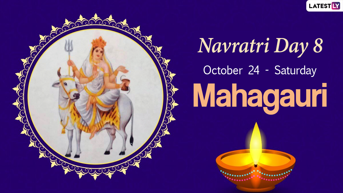 Navratri 2020 Mahagauri Puja: Know The Colour and Goddess of Day 8 ...