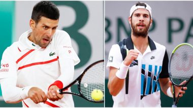 Novak Djokovic vs Karen Khachanov, French Open 2020 Live Streaming Online: How to Watch Free Live Telecast of Men’s Singles Fourth Round Tennis Match?