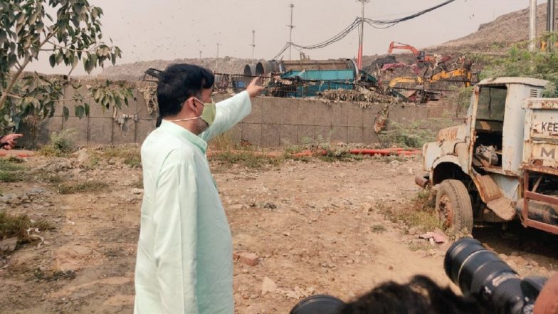 Delhi Minister Gopal Rai Inspects Bhalswa Dumping Sites, Says ‘Rs 20 Lakh Fine Will Be Imposed on North Delhi Municipal Corporation by DPCC for Flouting Dust Control Norms’