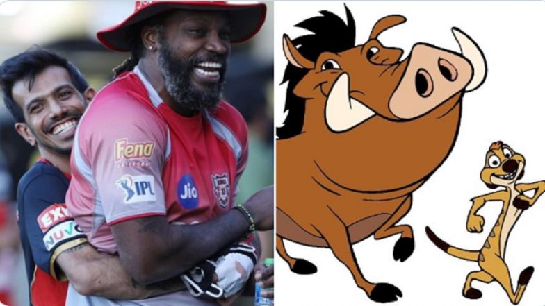 Yuzvendra Chahal Shares Pic With Former Teammate Chris Gayle, Says ‘Timon & Pumbaa Reunite’