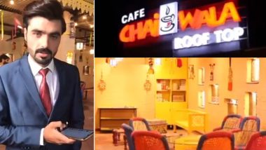 Pakistani Chaiwala, the Blue-Eyed Viral Sensation Starts His Own Cafe in Islamabad! Watch Video of Arshad Khan’s ‘Cafe Chaiwala Rooftop’