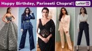 Parineeti Chopra Birthday Special: The Sunshine Girl&rsquo;s Effervescent Styles, From Being Dressy Chic to Oozing Eloquent Elegance!