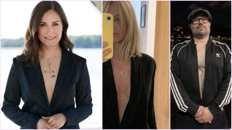 Finland PM Sanna Marin in Low-Neck Jacket For Trendi Magazine Cover Gets Criticised by Moral Police, People Trend #SupportSanna by Posting Pics in Similar Attire