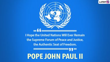 United Nations Day 2020 Quotes And HD Images: WhatsApp Message, UN Day Photos, Sayings And Thoughts to Mark 75th Year of UN's Existence
