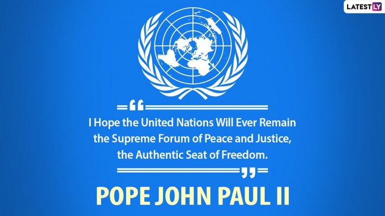 United Nations Day 2020 Quotes And HD Images: WhatsApp Message, UN Day Photos, Sayings And Thoughts to Mark 75th Year of UN's Existence