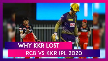 Bangalore vs Kolkata IPL 2020: 3 Reasons Why Kolkata Lost To Bangalore