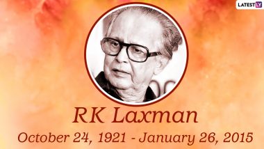 RK Laxman 99th Birth Anniversary: Know Interesting Facts About the Indian Cartoonist, the Face of ‘Common Man’ in India