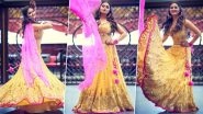 Navratri 2020 Day 6 Colour Yellow: Rashami Desai Shimmers Delightfully in a Vibrant Lehenga-Choli (Watch Video)