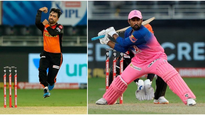 Rahul Tewatia Hits Rashid Khan for Three Consecutive Fours, SRH Spinner Trolled With Funny Memes and GIF