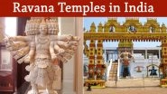 No Happy Dussehra 2020 in These Ravana Temples in India! Learn More About The Places of Worship That Venerate The Lankan King and Don't Celebrate Vijayadashami