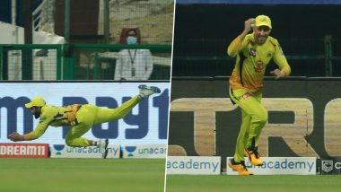 Ravindra Jadeja’s Sensational Relay Catch With Faf du Plessis to Dismiss Sunil Narine During KKR vs CSK Clash in IPL 2020 is Earning Praises from Twitterati