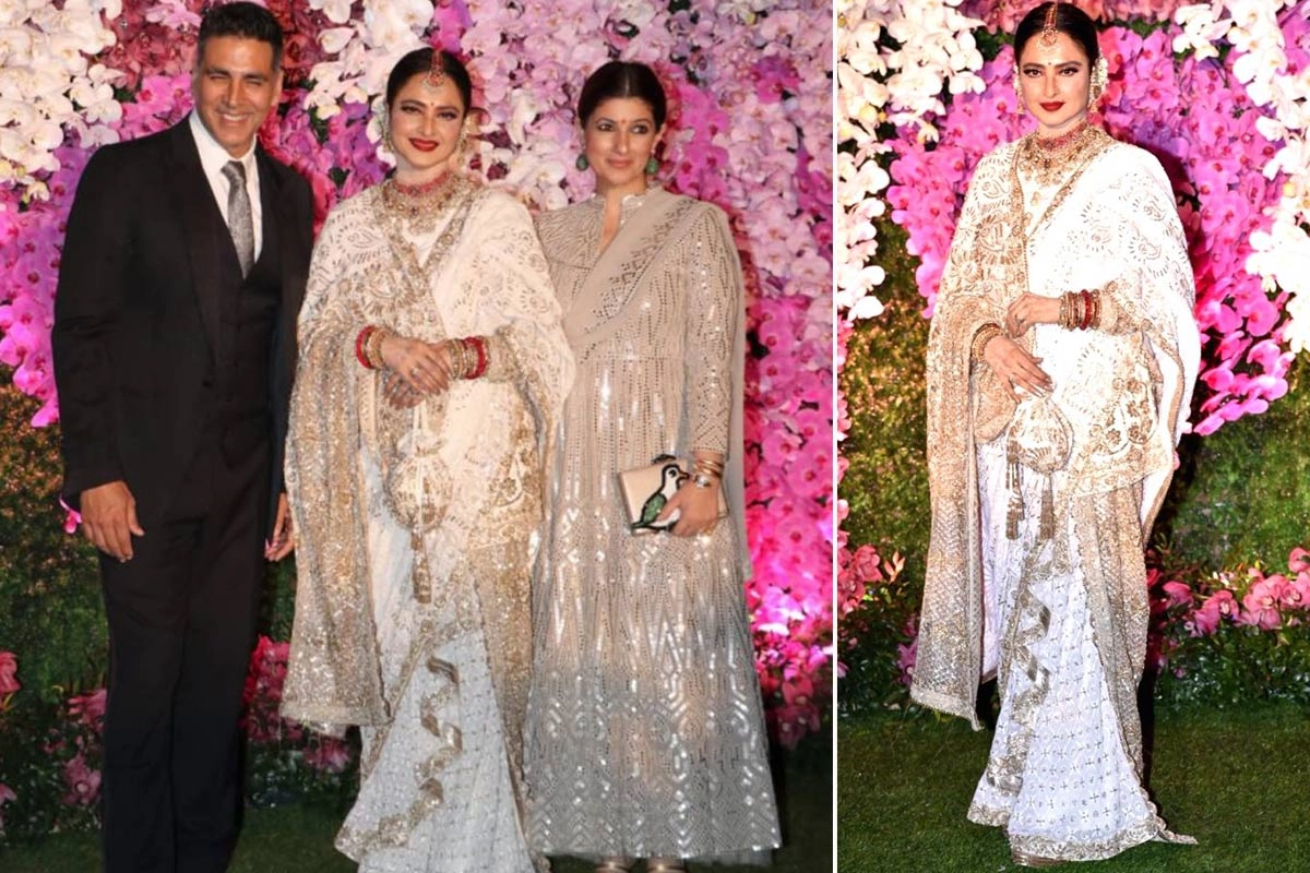 Rekha Saree Fashion Moments