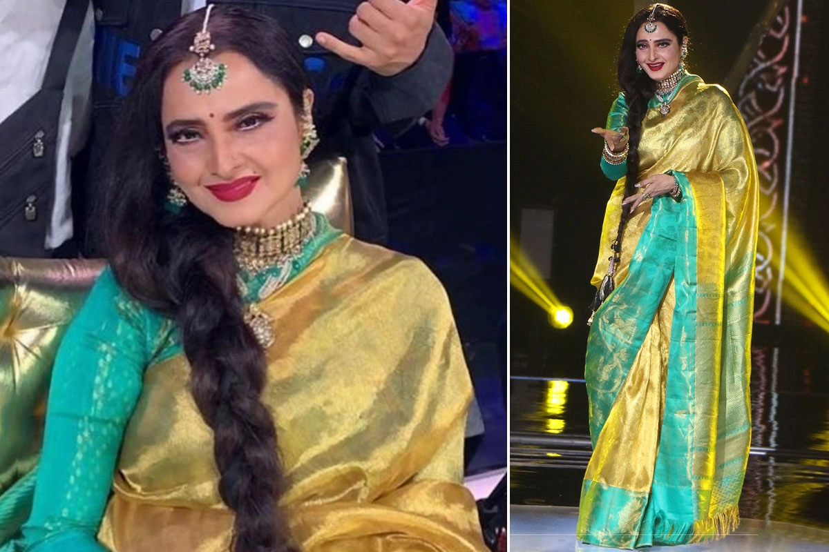 Rekha Saree Fashion Moments