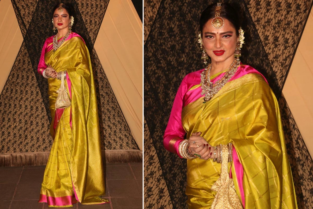 Rekha Saree Fashion Moments