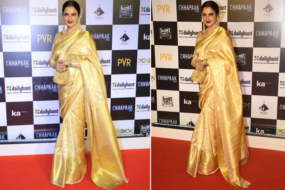 Rekha Saree Fashion Moments