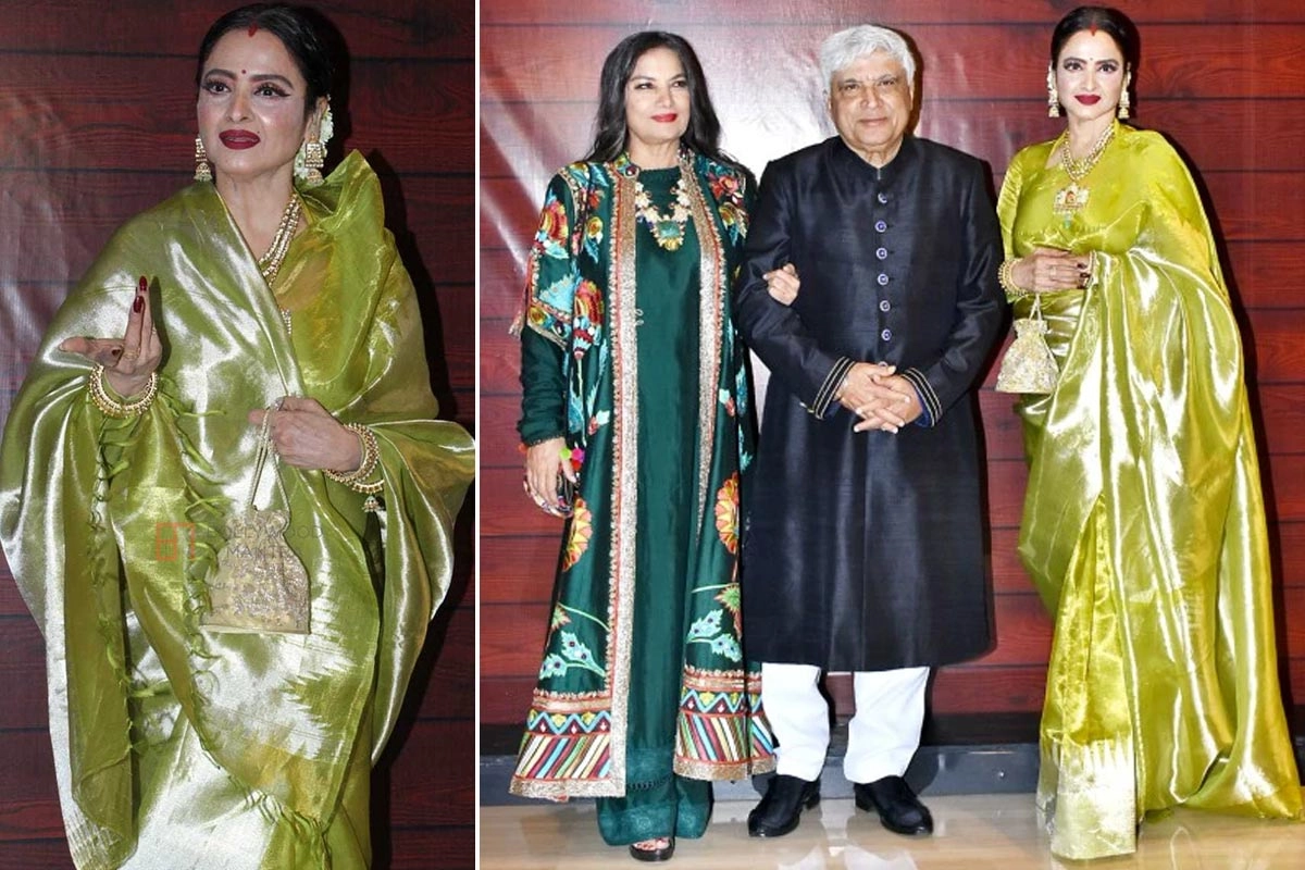 Rekha Saree Fashion Moments
