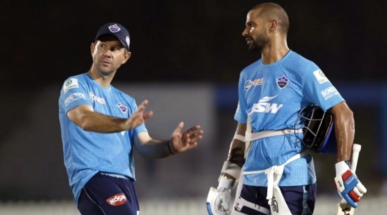 Shikhar Dhawan Heaps Praises on Ricky Ponting Ahead to RR vs DC IPL 2020 Match