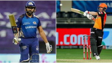 Mumbai Indians vs Sunrisers Hyderabad, IPL 2020 Toss Report and Playing XI Update: Sandeep Sharma and Siddarth Kaul Replace Injured Bhuvneshwar Kumar, Khaleel Ahmed As Rohit Sharma Opts to Bat First